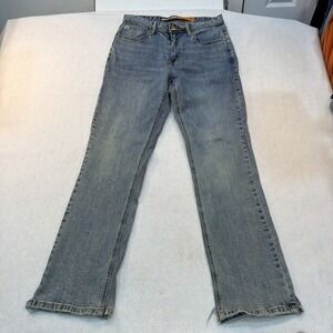 Hooey X Rock & Roll Double Barrel Stackable Relaxed Leg Denim Jean 32x32 Raw Hem